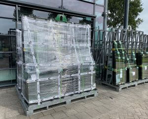 Vandaglas bok met folie