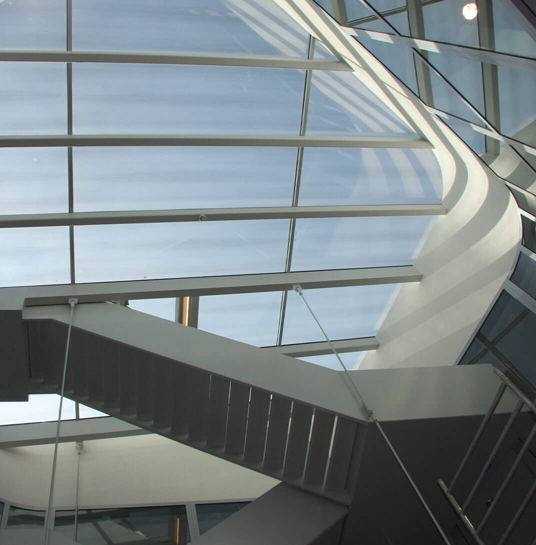 Vandaglas application exterior dakbeglazing Regiocentrale maasbrachtIMG 0690