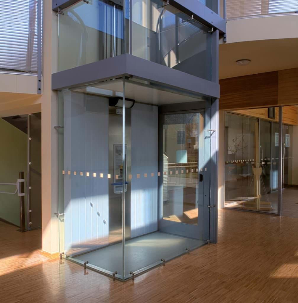 Vandaglas application interior lift europe438 foundation house